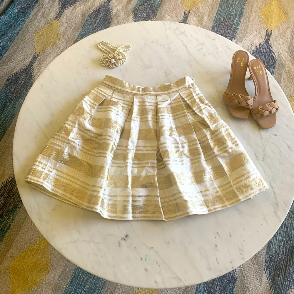 Gold and Cream Skirt